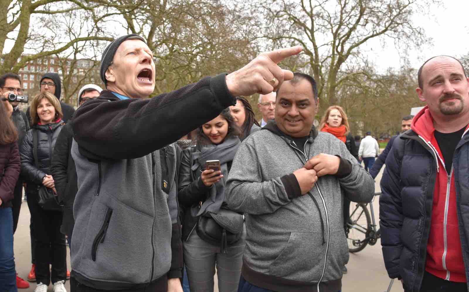 Speakers Corner Pick up a fight of free speech