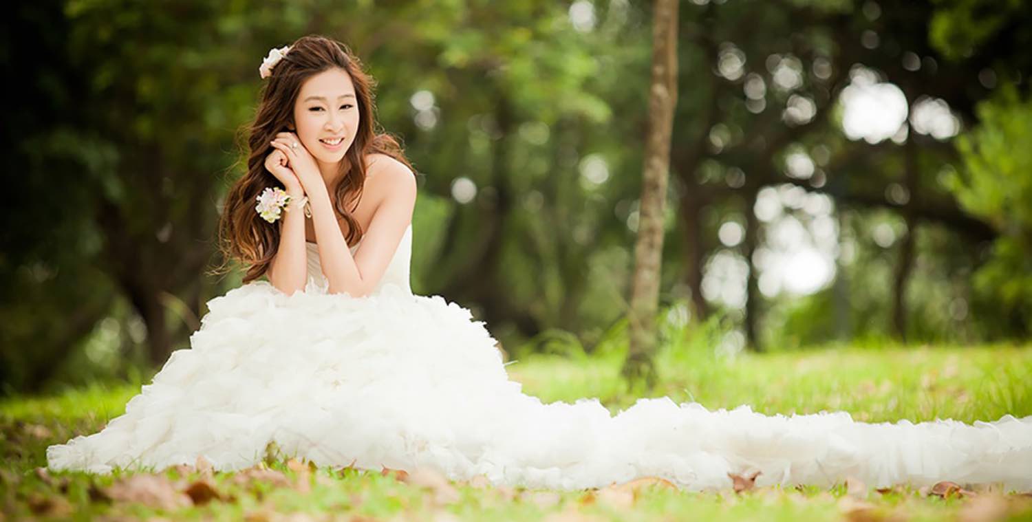 Dressed like no other bride